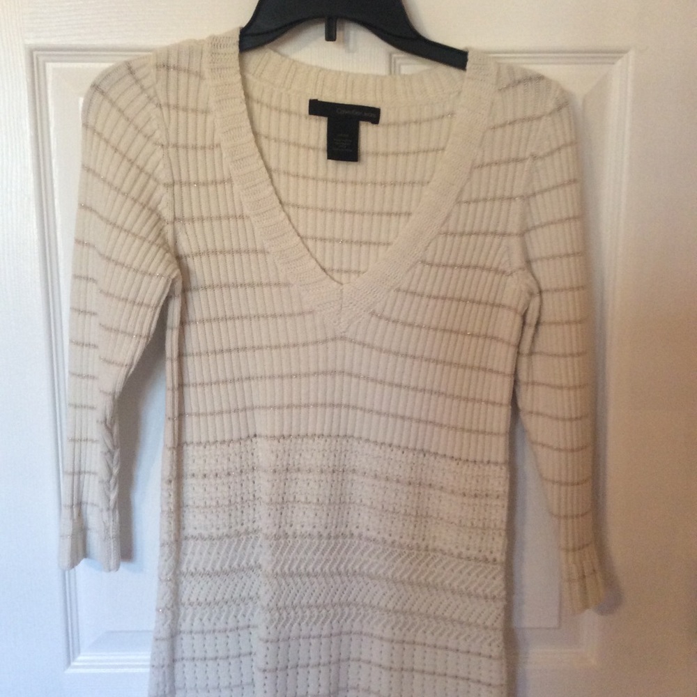 Calvin Klein White Sweater